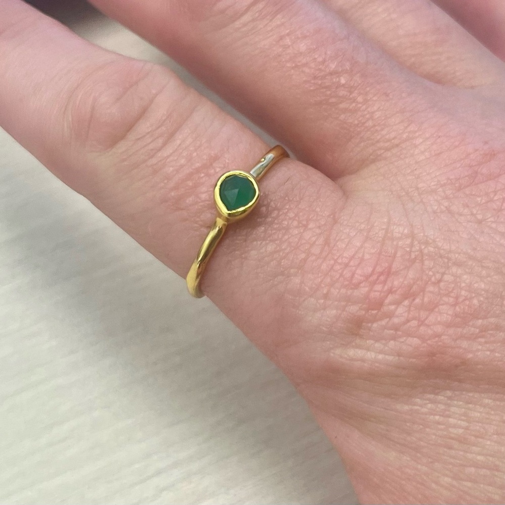 Monica Vinader Siren Gemstone Small Ring - Picture 2 of 3
